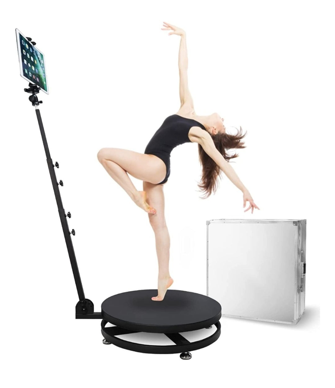 360 Spin Selfie Magic Photo Booth (80cm with Back Up Battery)